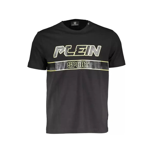 Plein Sport Black Cotton Men TShirt Plein Sport