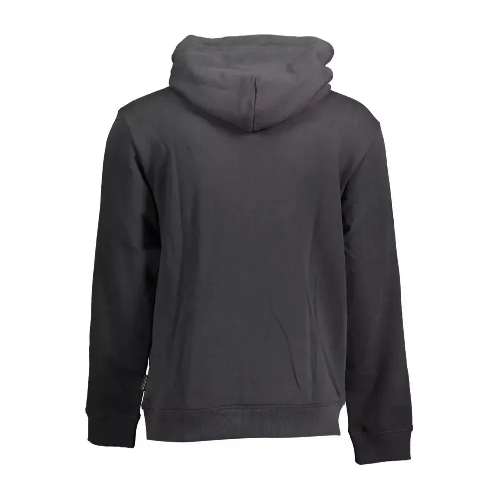 Napapijri Black Cotton Men Sweater Napapijri