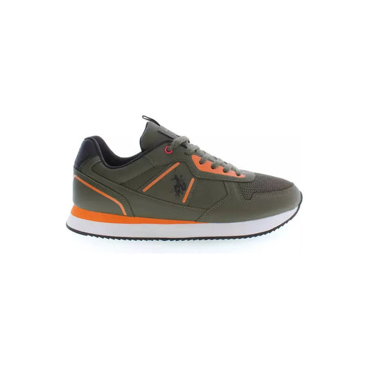 U.S. POLO ASSN. Green Polyester Men Sneaker U.S. POLO ASSN.