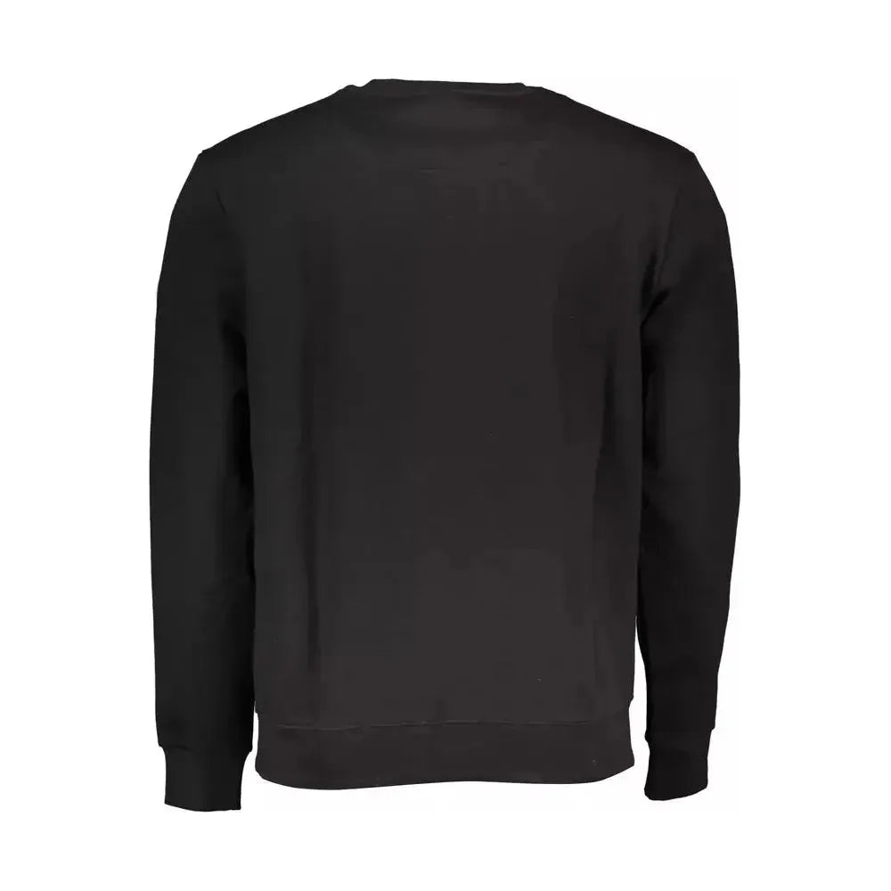 North Sails Black Cotton Men Sweater North Sails