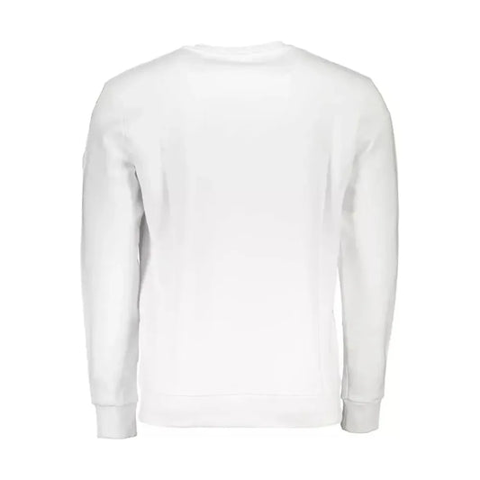 North Sails White Cotton Men Sweater North Sails