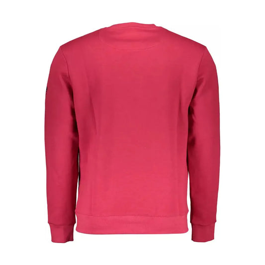 North Sails Red Cotton Men Sweater North Sails