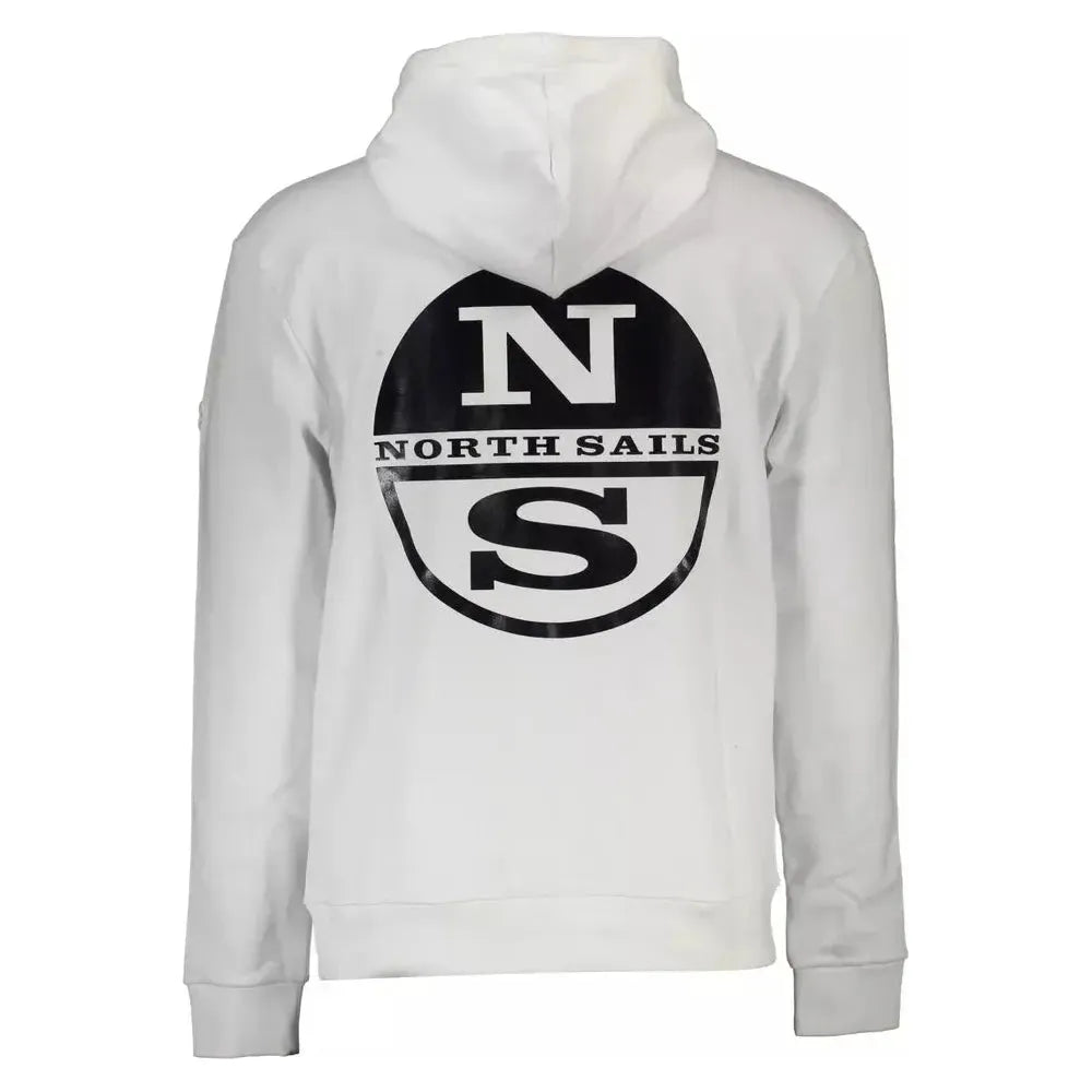 North Sails White Cotton Men Sweater North Sails