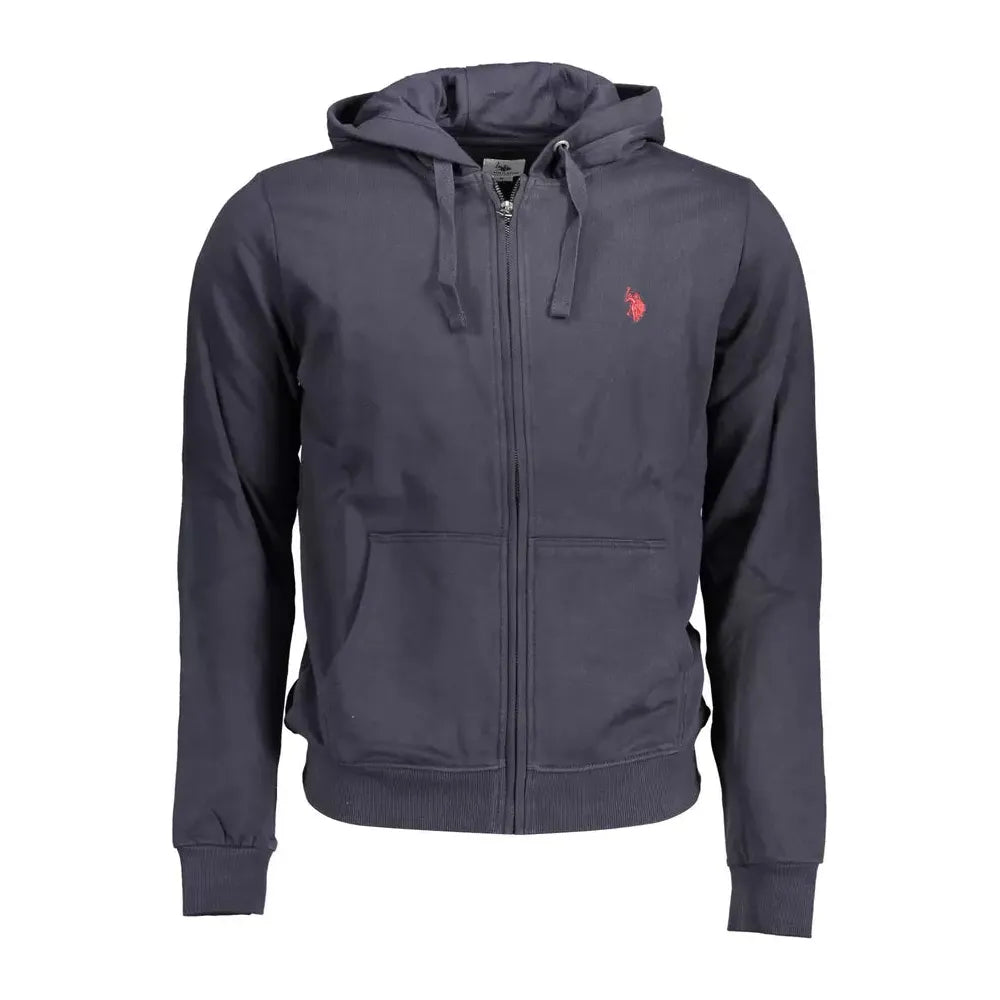 U.S. POLO ASSN. Blue Cotton Men Sweater U.S. POLO ASSN.