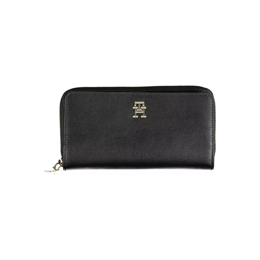 Tommy Hilfiger Black Polyethylene Women Wallet Tommy Hilfiger