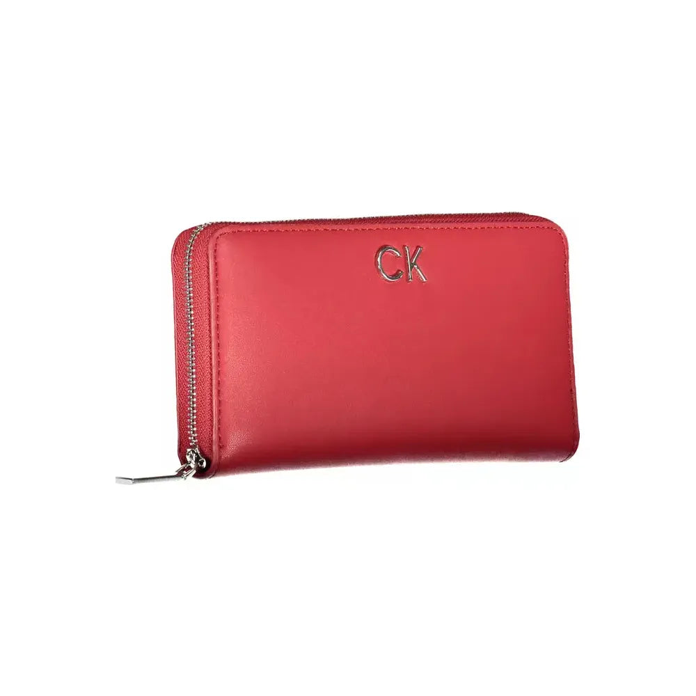 Calvin Klein Red Polyethylene Women Wallet Calvin Klein