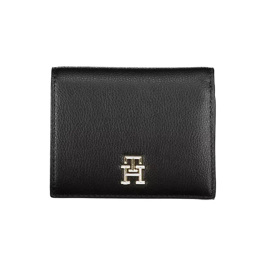 Tommy Hilfiger Black Polyethylene Women Wallet Tommy Hilfiger