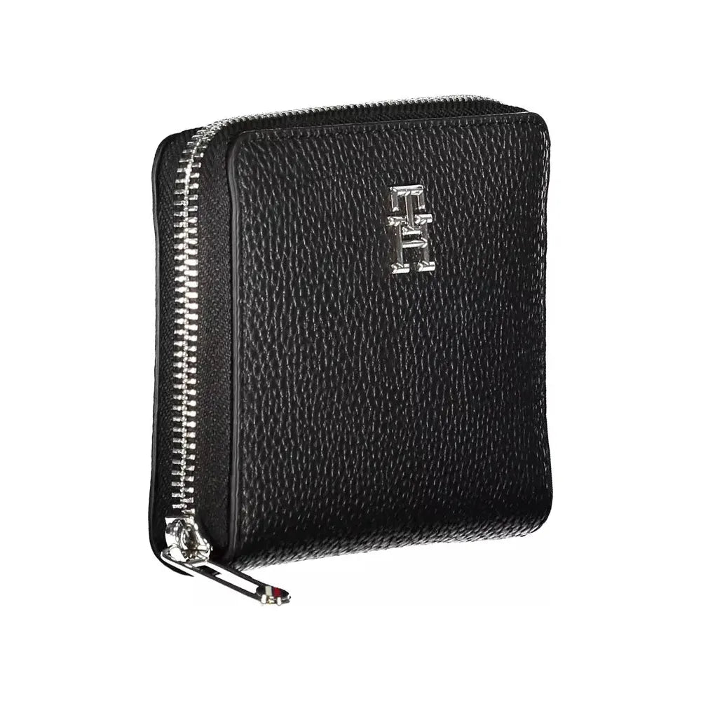 Tommy Hilfiger Black Polyethylene Women Wallet Tommy Hilfiger