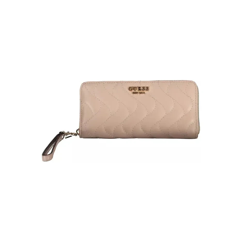 Guess Jeans Pink Polyethylene Women Wallet Guess Jeans