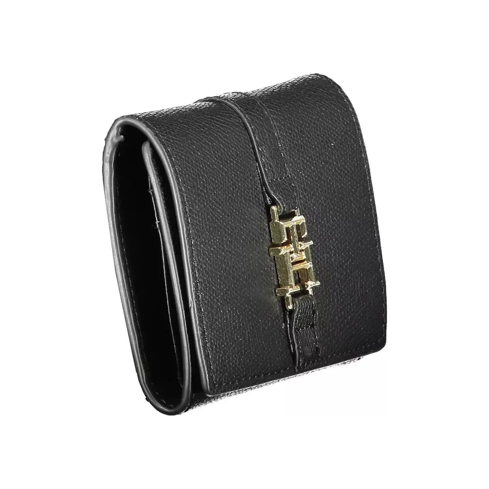 Tommy Hilfiger Black Polyethylene Women Wallet Tommy Hilfiger