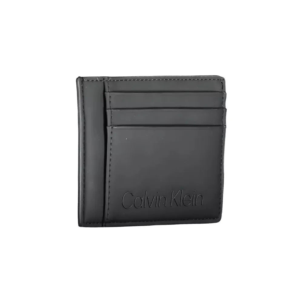 Calvin Klein Black Polyester Men Wallet Calvin Klein