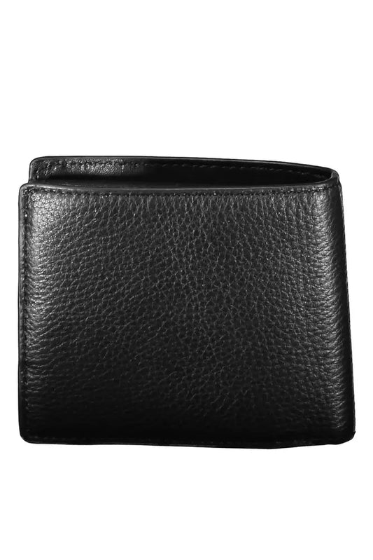 Tommy Hilfiger Black Leather Men Wallet Tommy Hilfiger