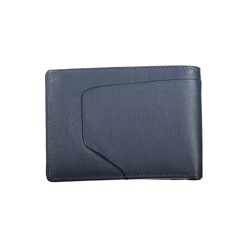 Piquadro Blue Leather Men Wallet Piquadro