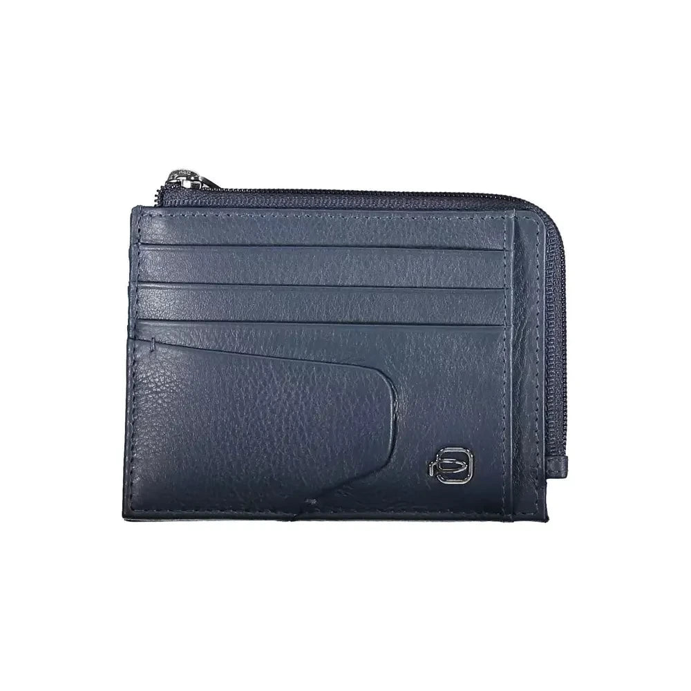 Piquadro Blue Leather Men Wallet Piquadro