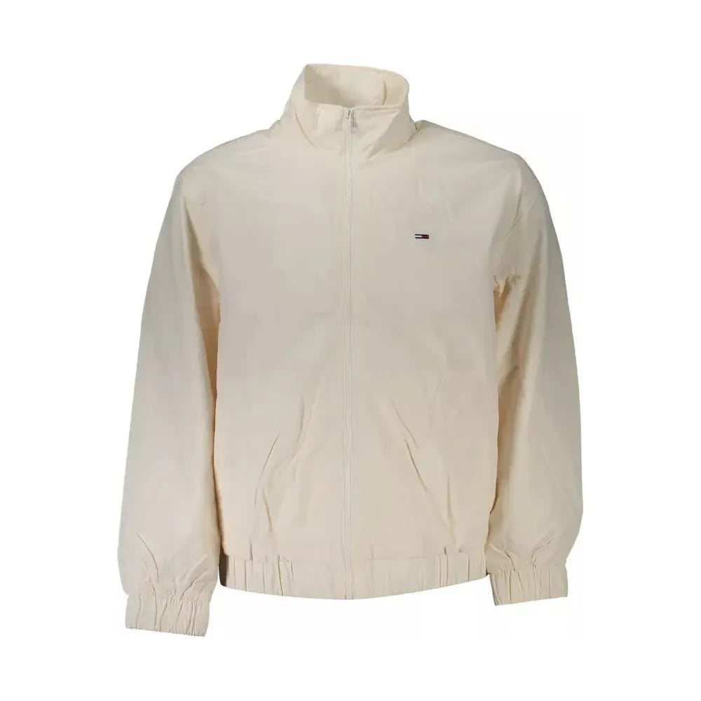 Tommy Hilfiger White Polyamide Men Jacket Tommy Hilfiger