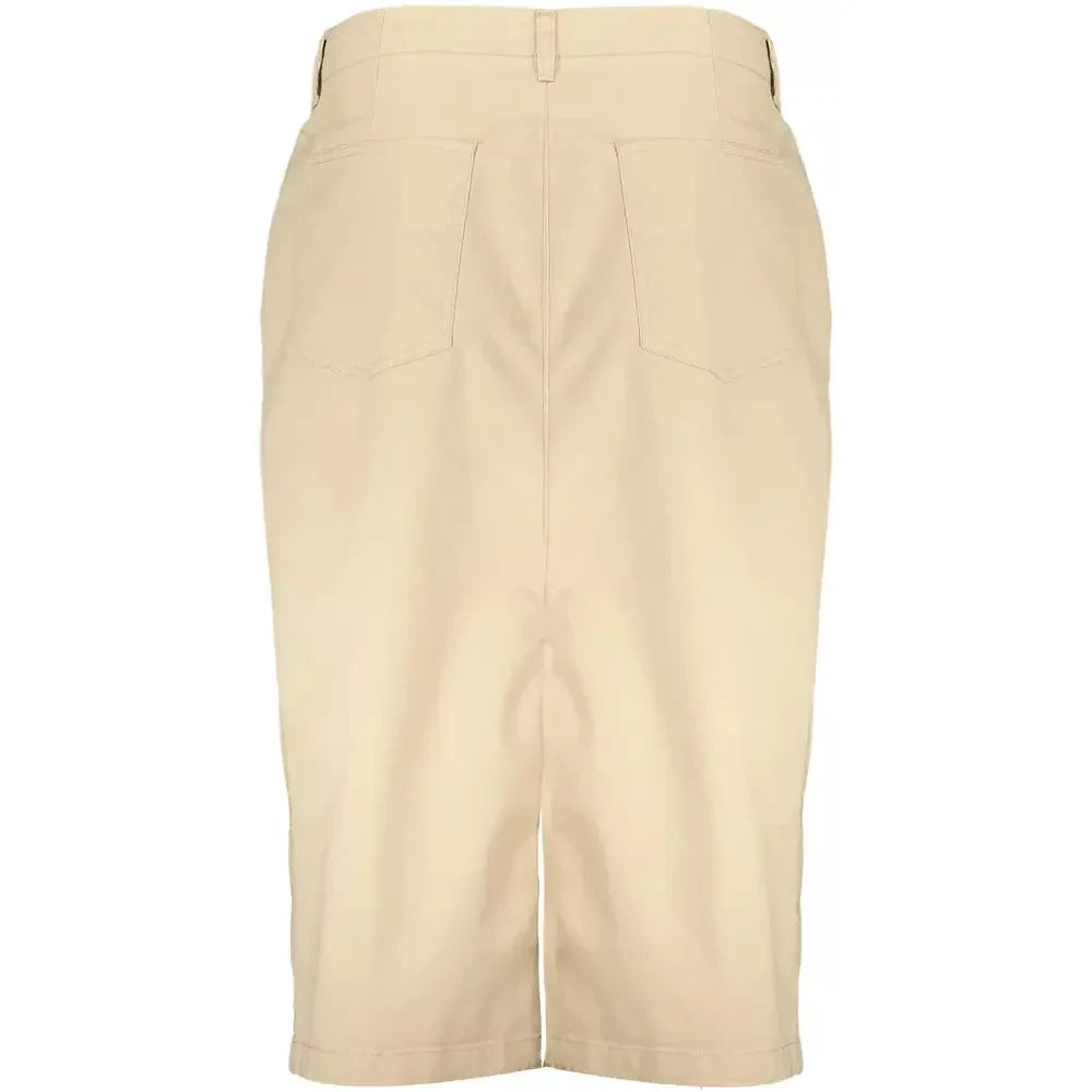 Gant Beige Cotton Women Skirt Gant