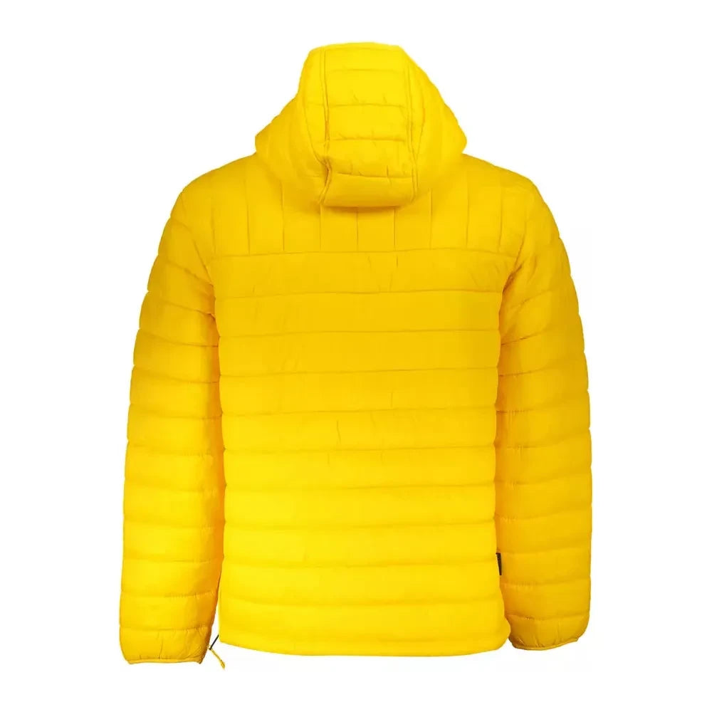 Napapijri Yellow Polyamide Men Jacket Napapijri