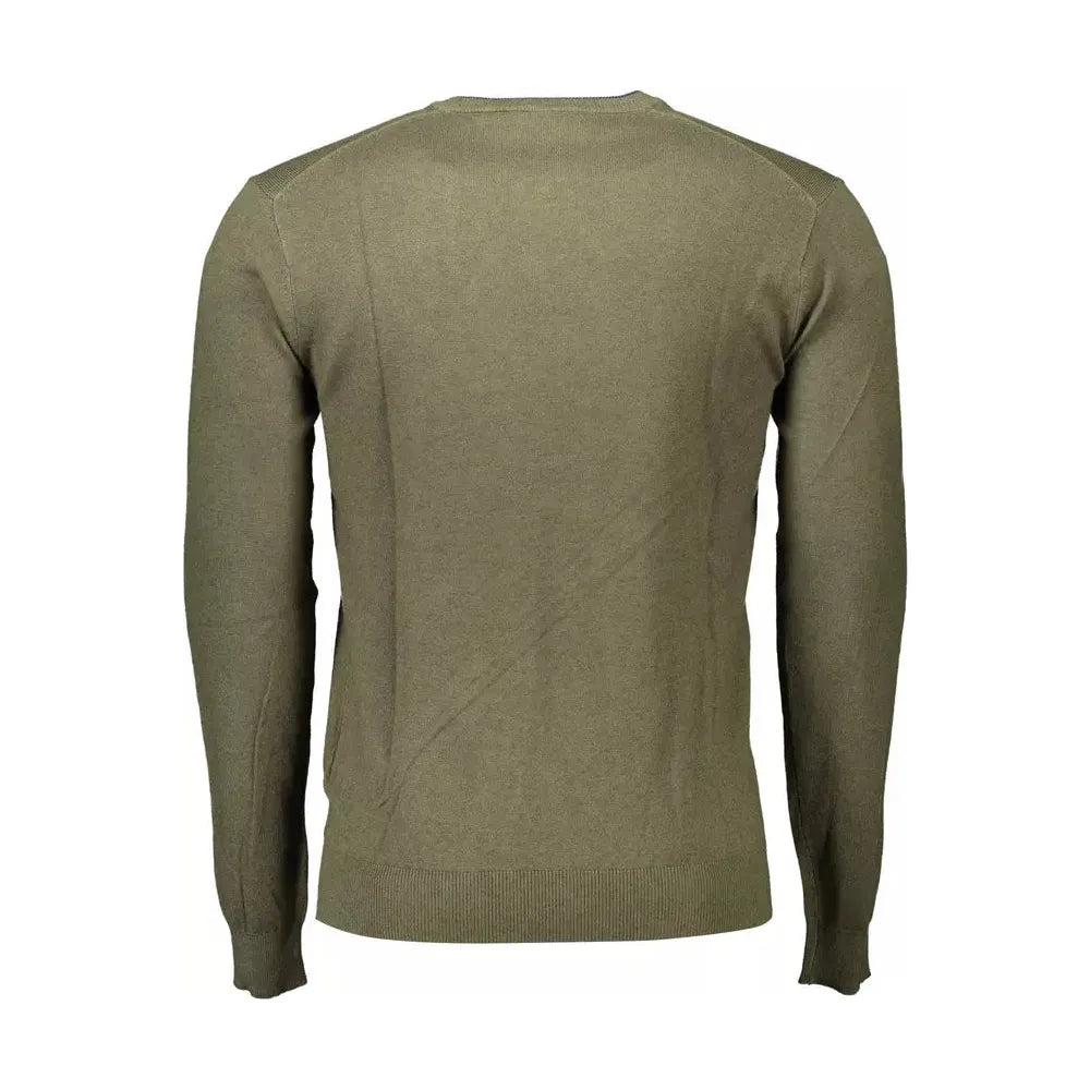 U.S. POLO ASSN. Green Viscose Men Sweater U.S. POLO ASSN.