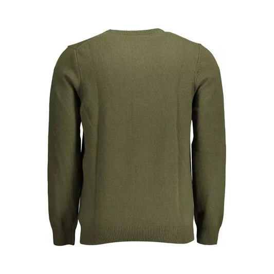 Lyle & Scott Green Wool Men Sweater Lyle & Scott