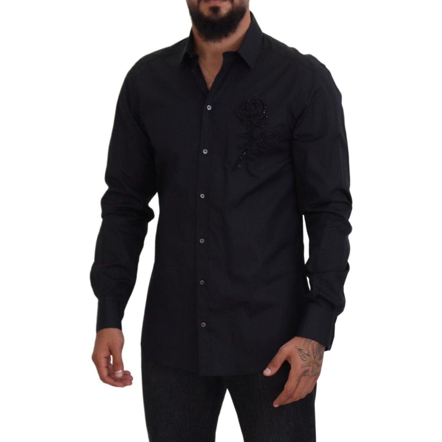 Dolce & Gabbana Elegant Slim Fit Formal Dress Shirt Dolce & Gabbana