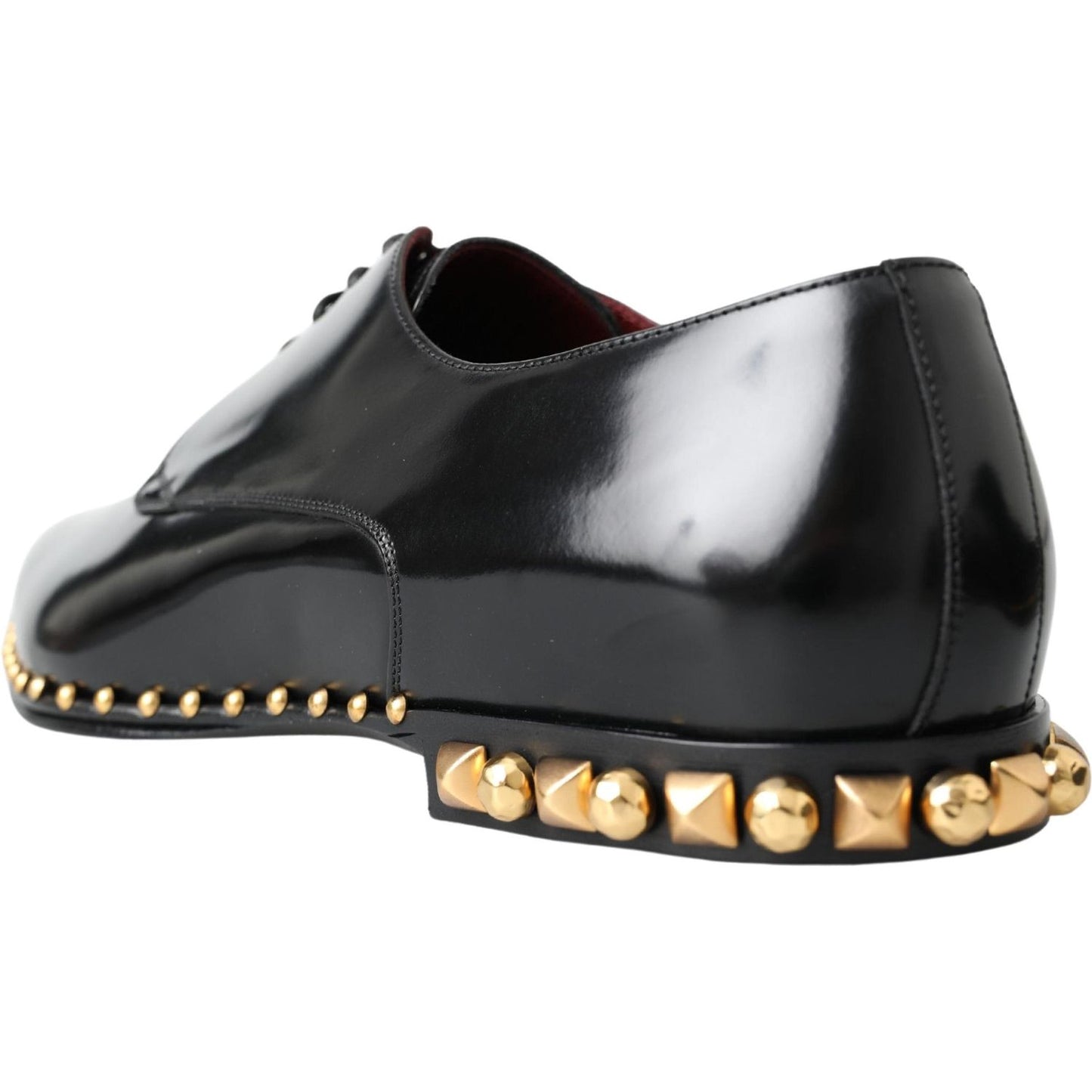 Dolce & Gabbana Elegant Studded Derby Formal Shoes Dolce & Gabbana