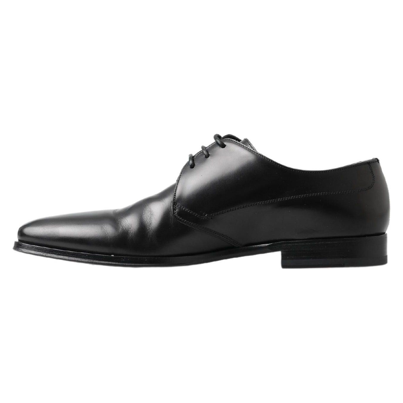 Dolce & Gabbana Classic Black Leather Derby Shoes Dolce & Gabbana