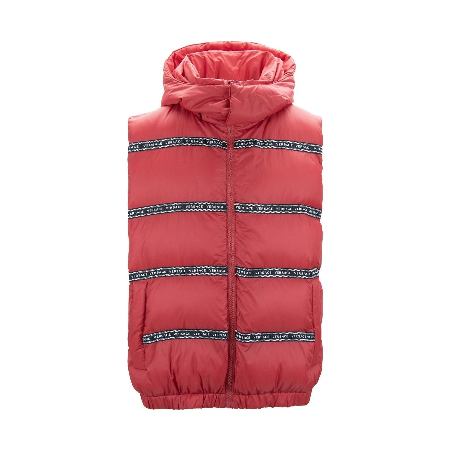 Versace Red Polyester Vest