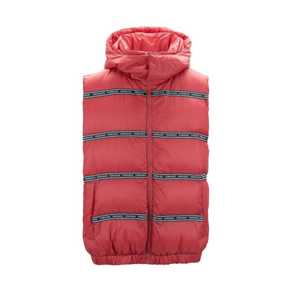 Versace Red Polyester Vest Versace