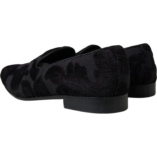 Dolce & Gabbana Exquisite Black Vintage Loafers for Men Dolce & Gabbana