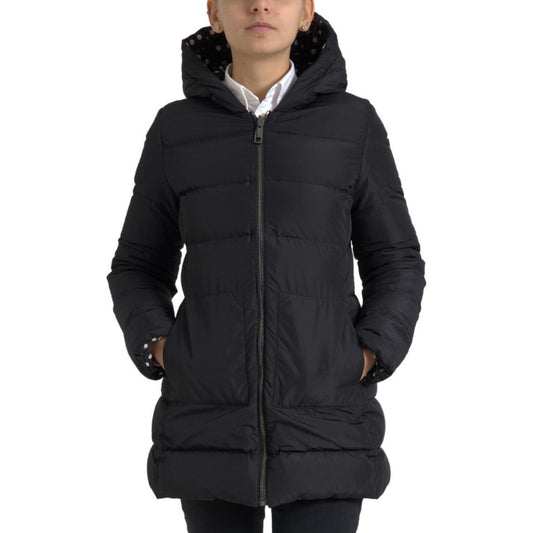 Dolce & Gabbana Elegant Full Zip Black Hooded Jacket