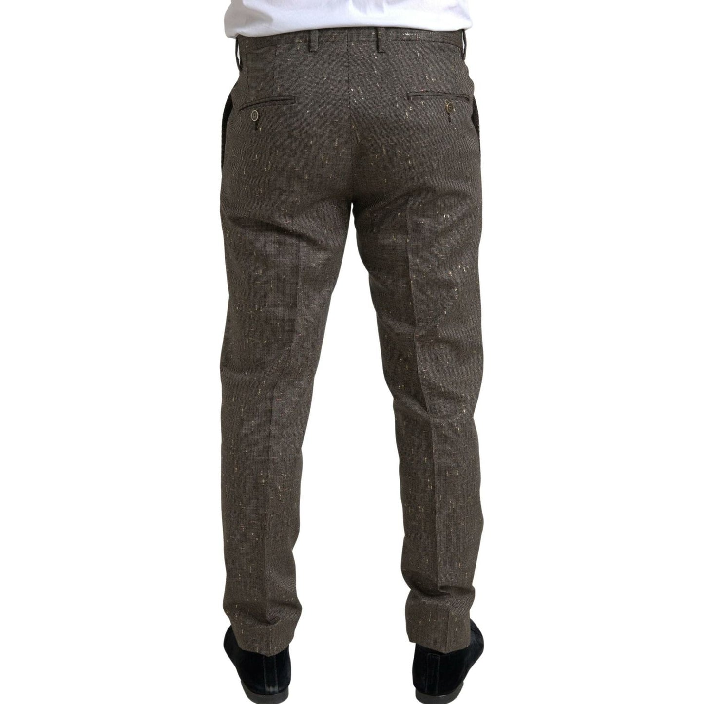 Dolce & Gabbana Elegant Skinny Wool Chino Pants Dolce & Gabbana