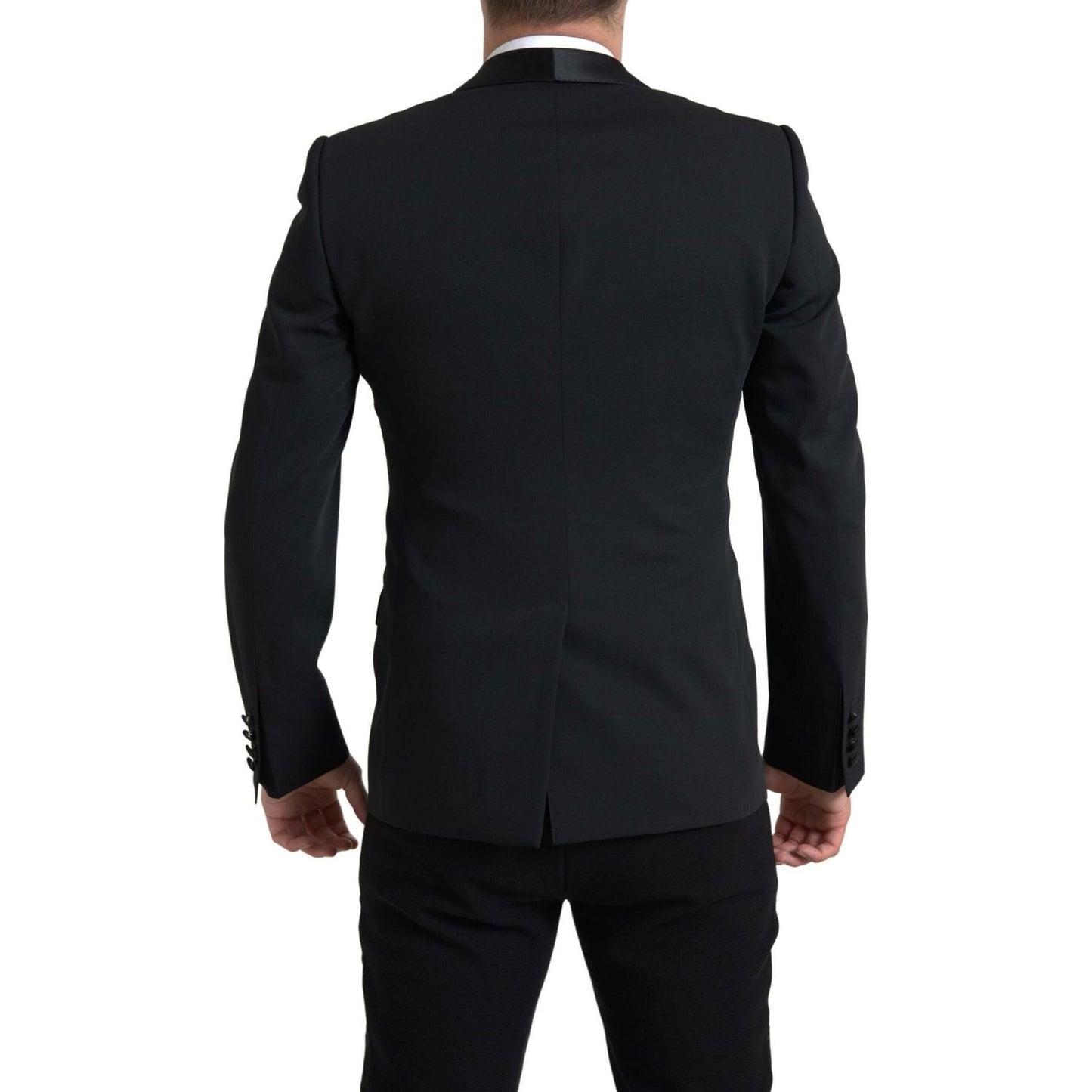 Dolce & Gabbana Chic Slim Fit Virgin Wool Blazer Dolce & Gabbana