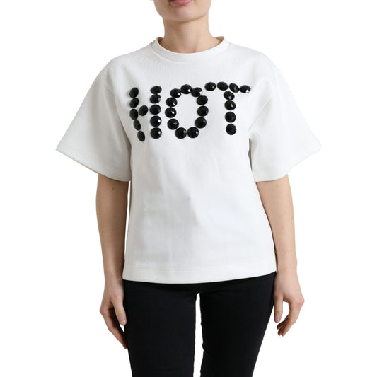 Dolce & Gabbana Embellished Crew Neck Fashion Tee Dolce & Gabbana