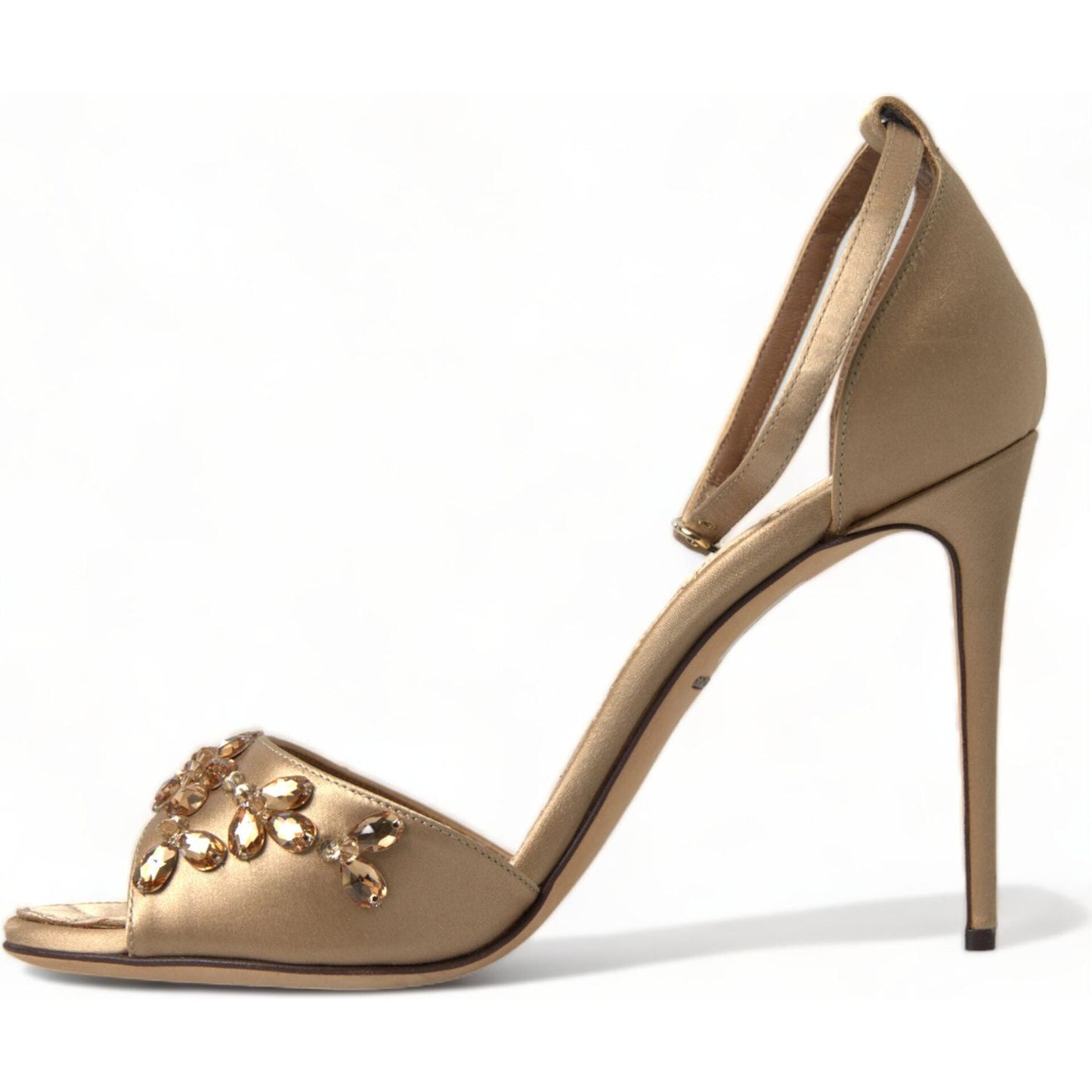 Dolce & Gabbana Crystal Embellished Heel Sandals Dolce & Gabbana