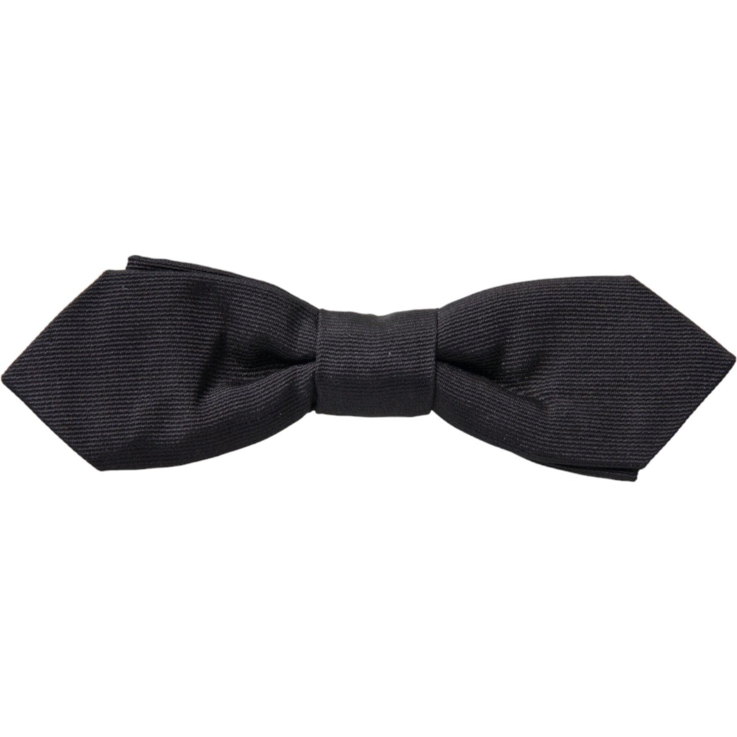 Dolce & Gabbana Elegant Silk Black Bow Tie Dolce & Gabbana