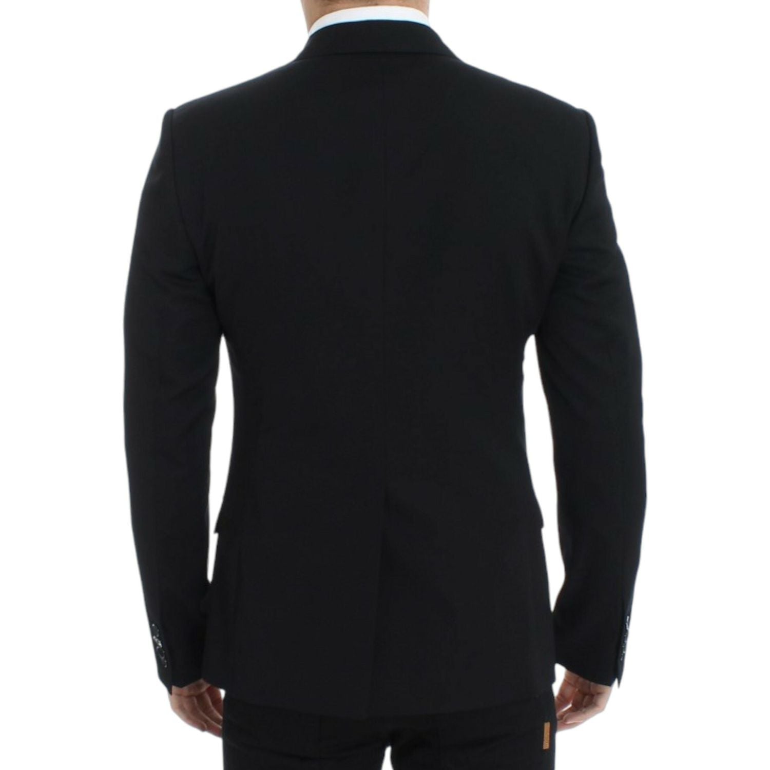Dolce & Gabbana Black wool slim fit blazer