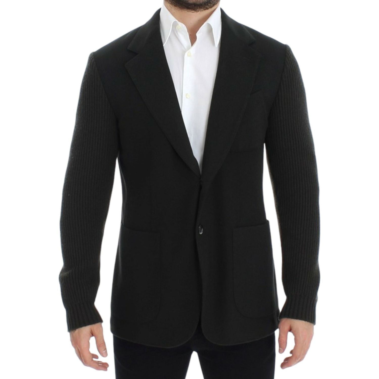 Dolce & Gabbana Green cashmere two button blazer