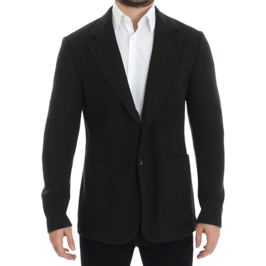 Dolce & Gabbana Green cashmere two button blazer
