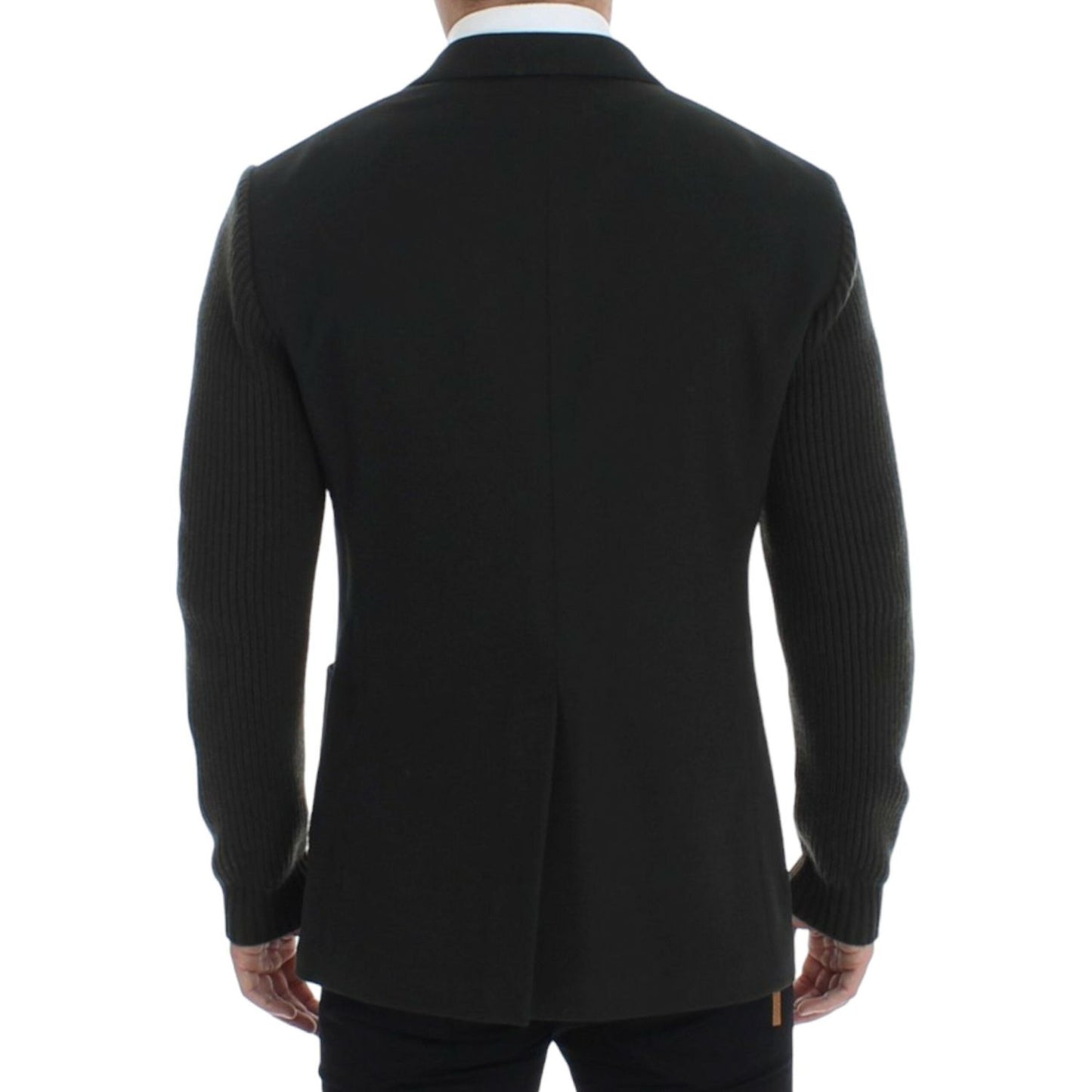 Dolce & Gabbana Elegant Green Cashmere Blazer Jacket Dolce & Gabbana