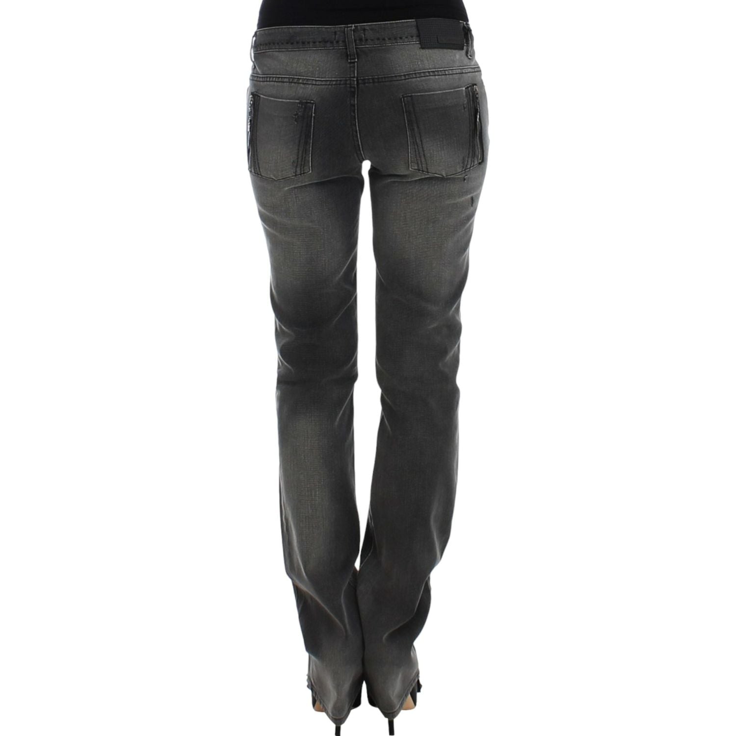Costume National Gray straight leg jeans