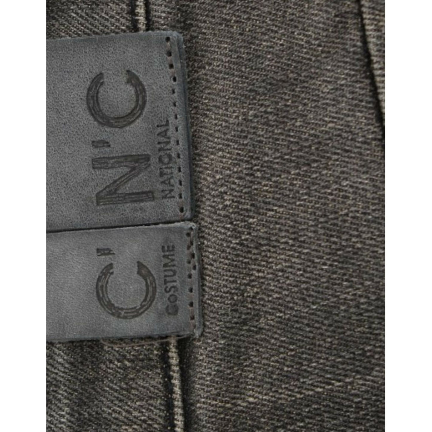 Costume National Gray distressed jeans