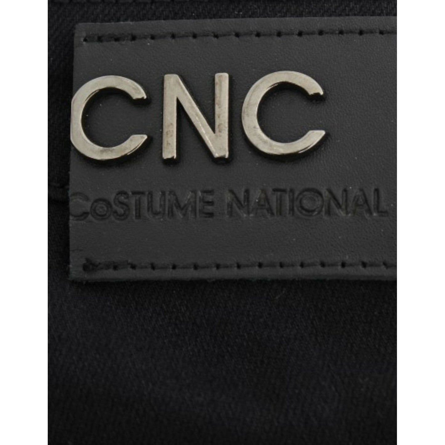 Costume National Elegant Black Straight Leg Jeans Jeans & Pants Costume National