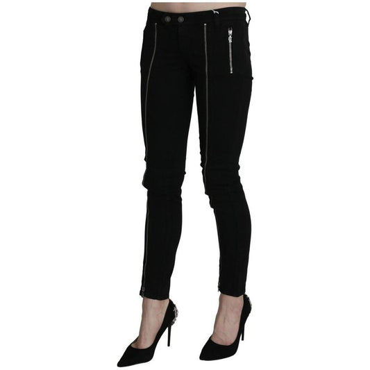 Dolce & Gabbana Chic Black Low Waist Slim Fit Skinny Jeans Dolce & Gabbana