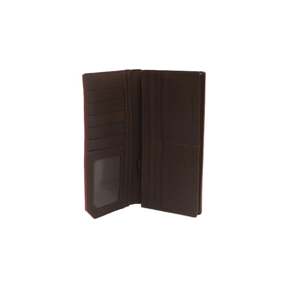 Cerruti 1881 Brown Calf Leather Men Wallet Cerruti 1881