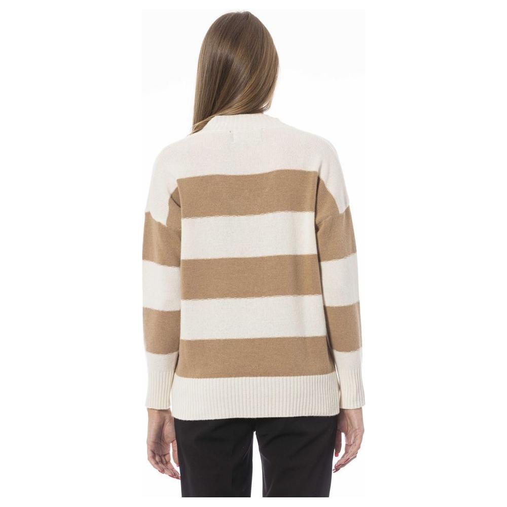 Baldinini Trend Beige Cashmere Women Sweater Baldinini Trend