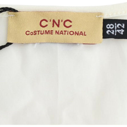 Costume National White modal tube dress