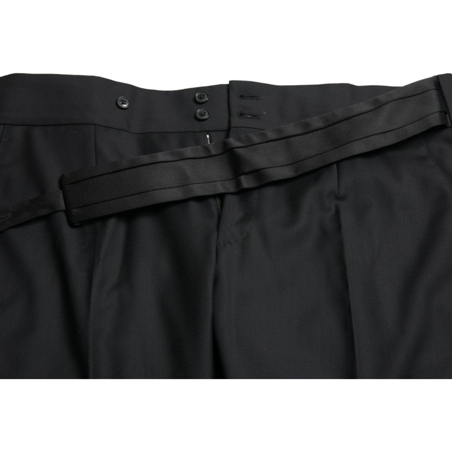 Dolce & Gabbana Elegant Slim Fit Wool Dress Pants Dolce & Gabbana