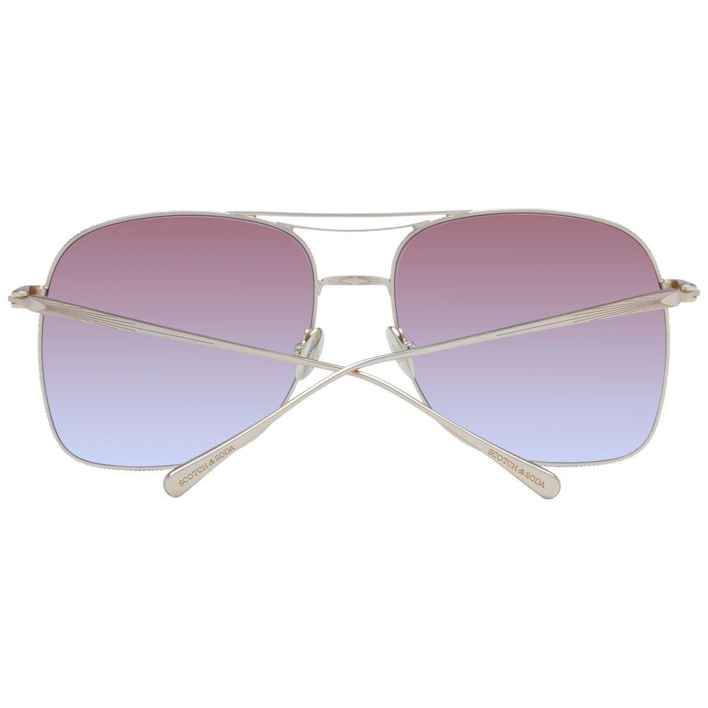 Scotch & Soda Gold Women Sunglasses Scotch & Soda