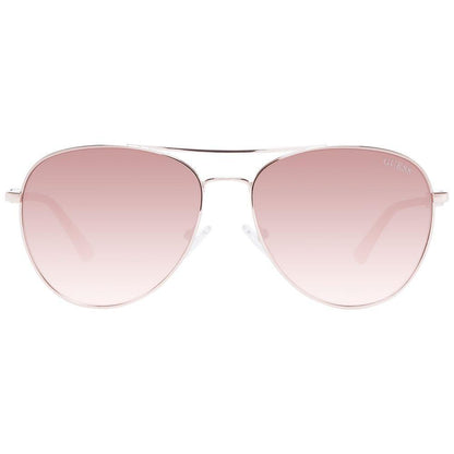 Guess Rose Gold Metal Sunglasses