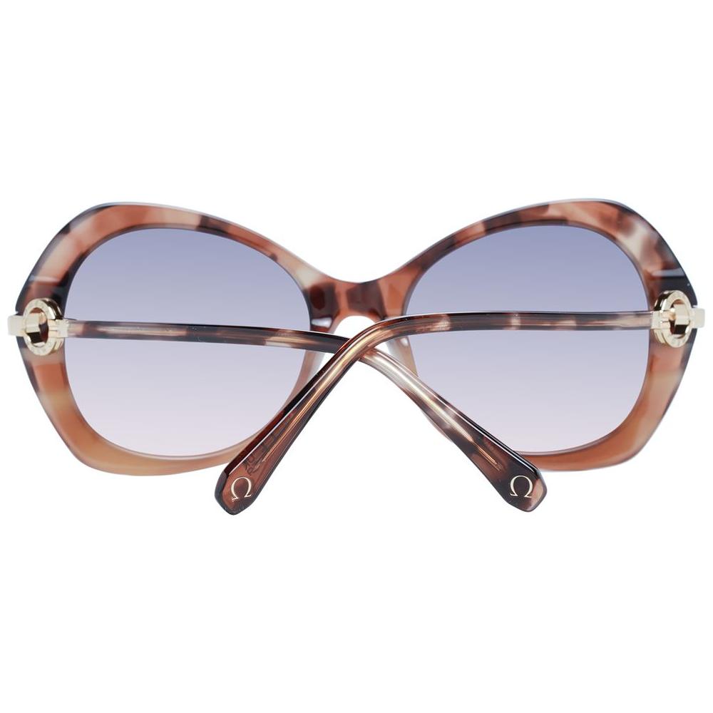 Omega Brown Women Sunglasses Omega